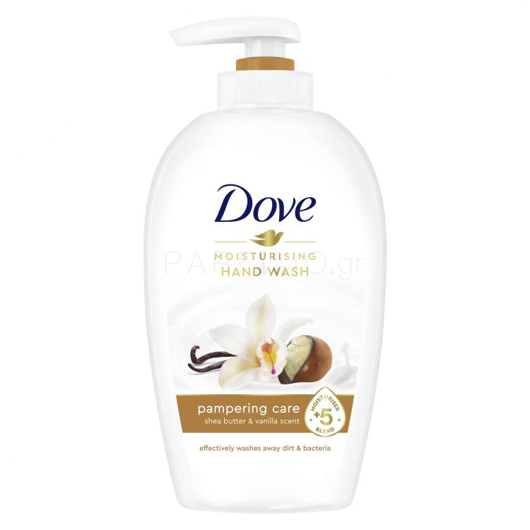 Dove Pampering Shea Butter &amp; Vanilla Υγρό σαπούνι για γυναίκες 250 ml