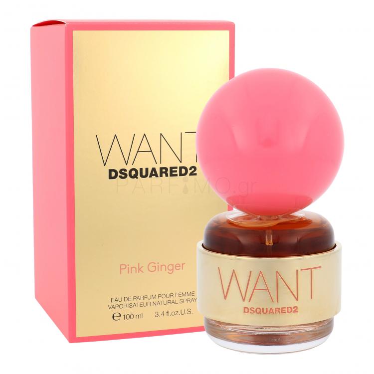 Dsquared2 Want Pink Ginger Eau de Parfum για γυναίκες 100 ml