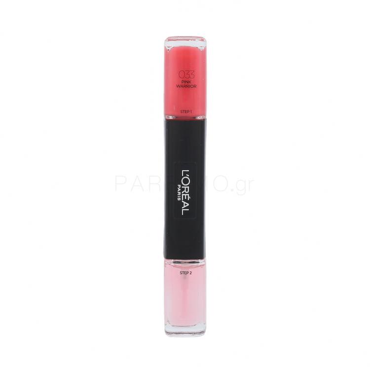 L&#039;Oréal Paris Infaillible Duo Βερνίκια νυχιών για γυναίκες 2x5 ml Απόχρωση 033 Pink Warrior