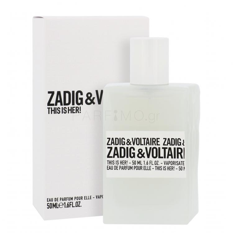 Zadig &amp; Voltaire This is Her! Eau de Parfum για γυναίκες 50 ml
