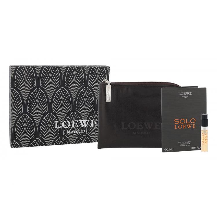 Loewe Solo Loewe Σετ δώρου EDT 2 ml + καλλυντική τσάντα