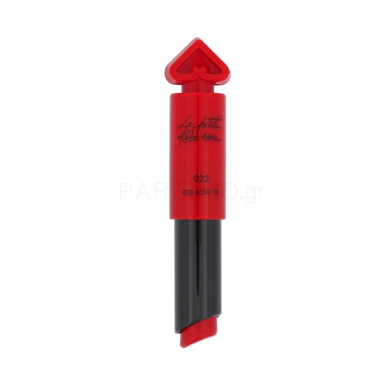 Guerlain La Petite Robe Noire Κραγιόν για γυναίκες 2,8 gr Απόχρωση 022 Red Bow Tie TESTER