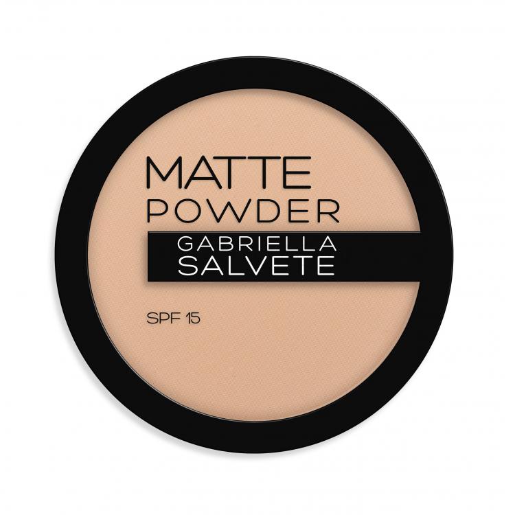 Gabriella Salvete Matte Powder SPF15 Πούδρα για γυναίκες 8 gr Απόχρωση 02
