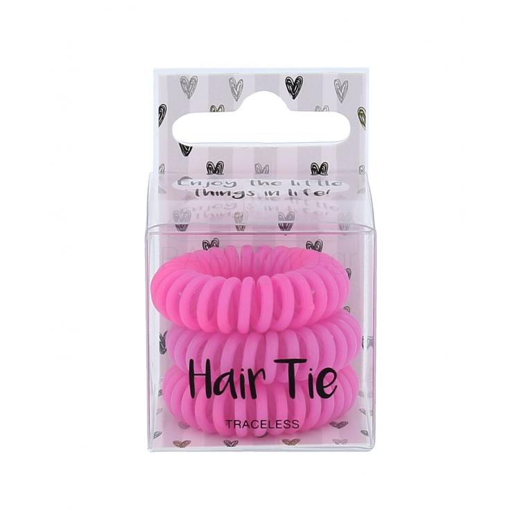 2K Hair Tie Λαστιχάκι για τα μαλλιά για γυναίκες 3 τεμ Απόχρωση Pink