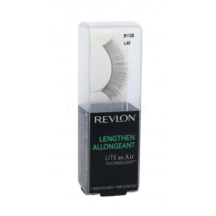 Revlon Lengthen Lite As Air Technology L40 Ψεύτικες βλεφαρίδες για γυναίκες 1 τεμ