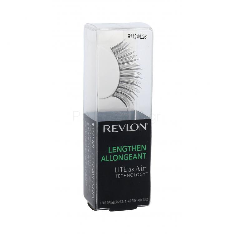 Revlon Lengthen Lite As Air Technology L26 Ψεύτικες βλεφαρίδες για γυναίκες 1 τεμ