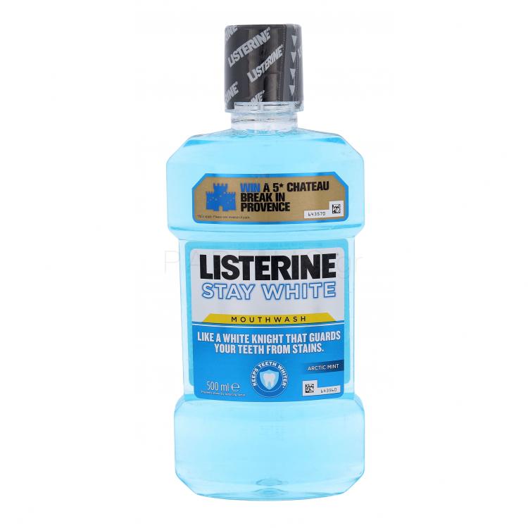 Listerine Stay White Mouthwash Στοματικό διάλυμα 500 ml