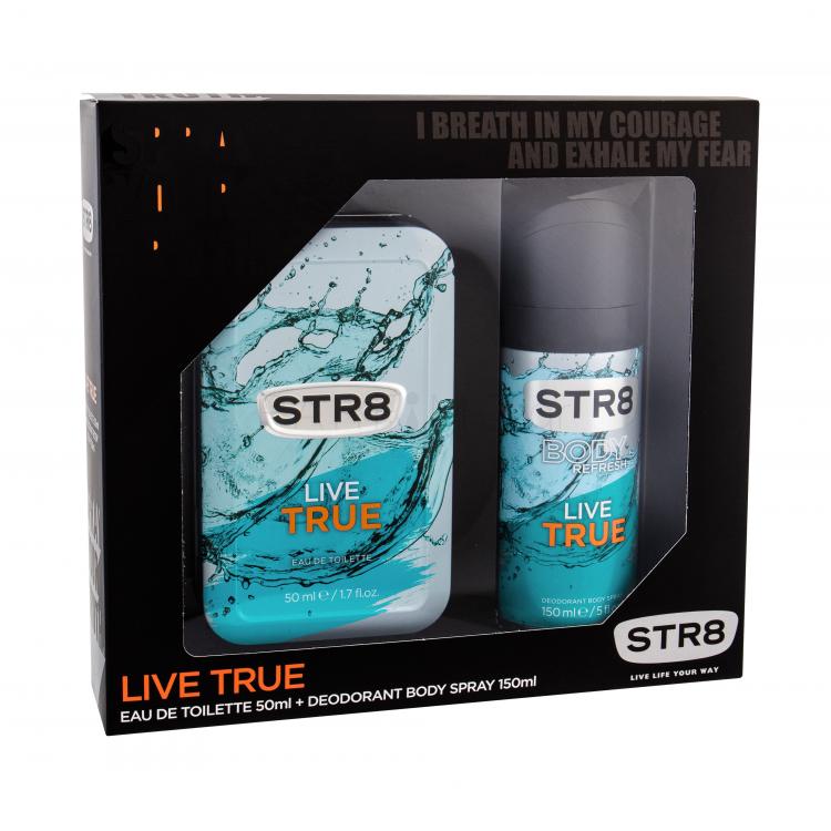 STR8 Live True Σετ δώρου EDT 50 ml + αποσμητικό 150 ml