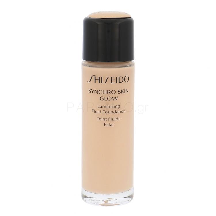 Shiseido Synchro Skin Glow Make up για γυναίκες 10 ml Απόχρωση Golden 3 TESTER