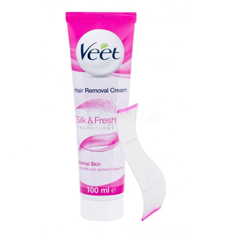 Veet Silk &amp; Fresh™ Normal Skin Προϊόντα αποτρίχωσης για γυναίκες 100 ml