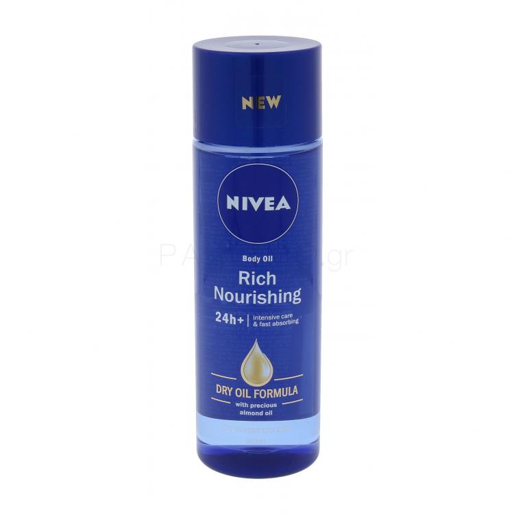 Nivea Body Oil Rich Nourishing Λάδι σώματος για γυναίκες 200 ml