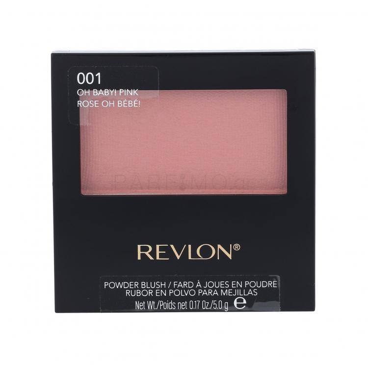 Revlon Powder Blush Ρουζ για γυναίκες 5 gr Απόχρωση 001 Oh Baby Pink