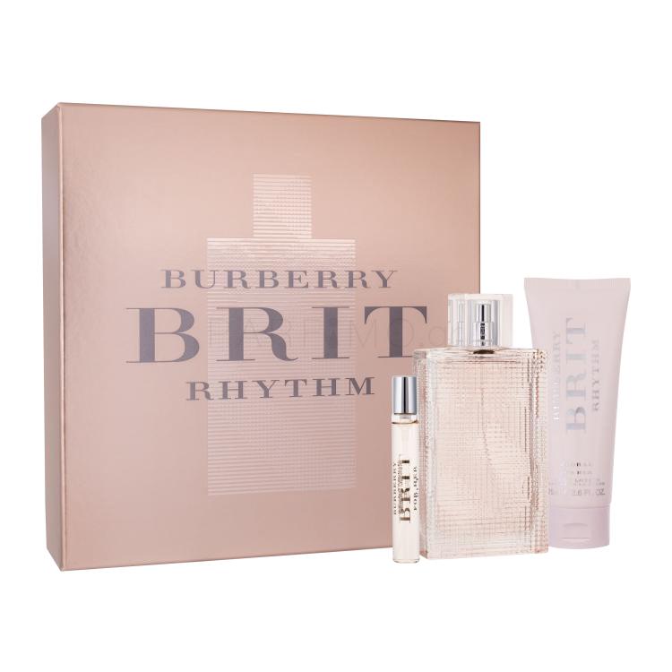Burberry Brit for Her Rhythm Floral Σετ δώρου EDT 90 ml + EDT 7,5 ml + λοσιόν σώματος 75 ml