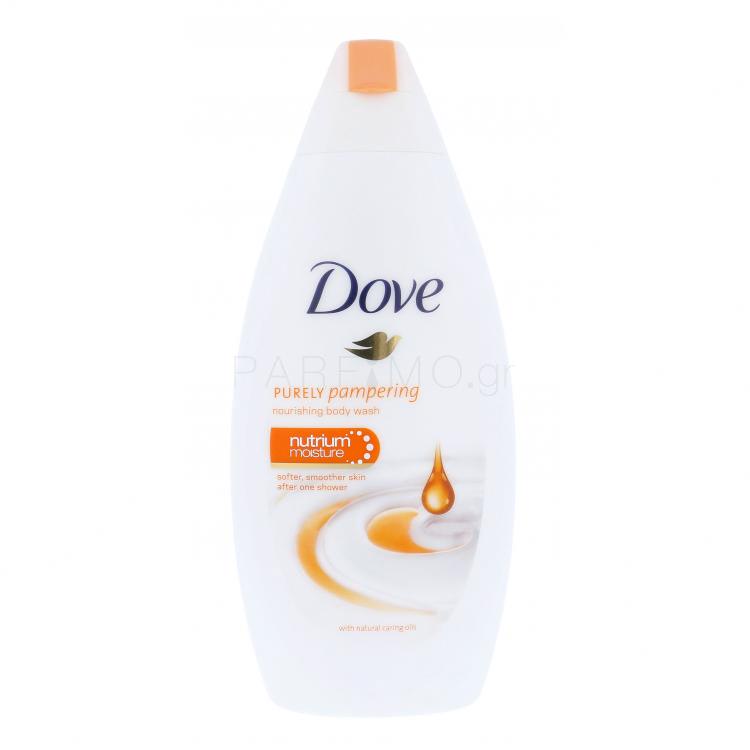Dove Pampering Natural Caring Oil Αφρόλουτρο για γυναίκες 400 ml