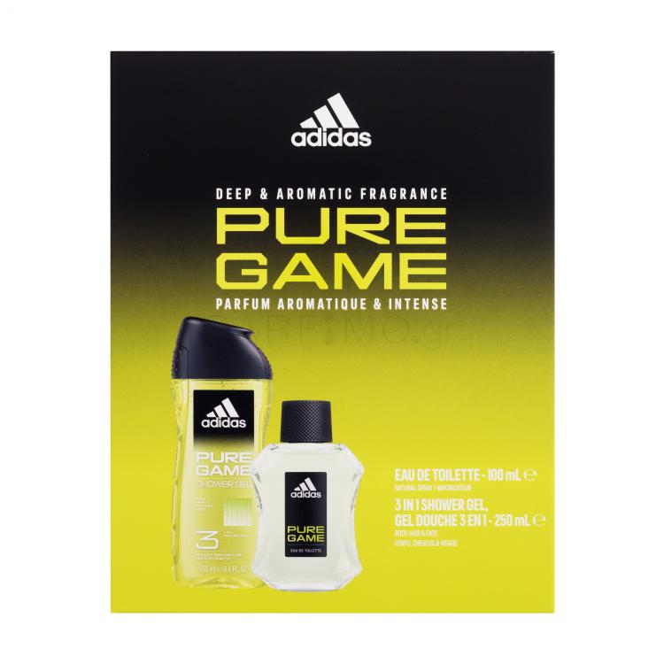 Adidas Pure Game Σετ δώρου EDT 100 ml +αφρόλουτρο 250 ml