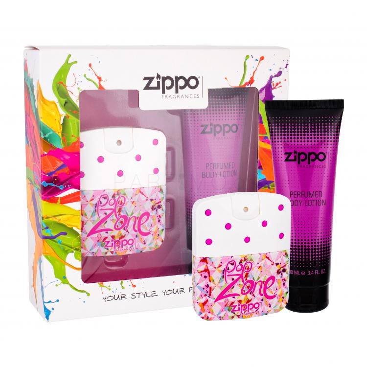 Zippo Fragrances Popzone Σετ δώρου EDT 40 ml + λοσιόν σώματος 100 ml