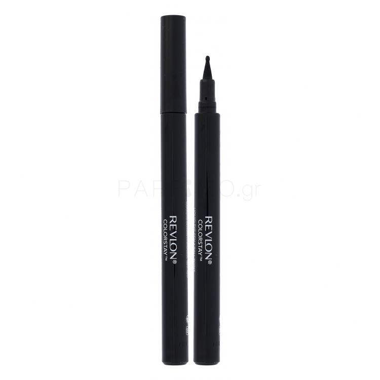 Revlon Colorstay Liquid Eye Pen Ball Point Eyeliner για γυναίκες 1,6 gr Απόχρωση 01 Blackest Black