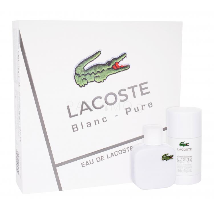 Lacoste Eau de Lacoste L.12.12 Blanc Σετ δώρου EDT 50 ml + deostick 75 ml