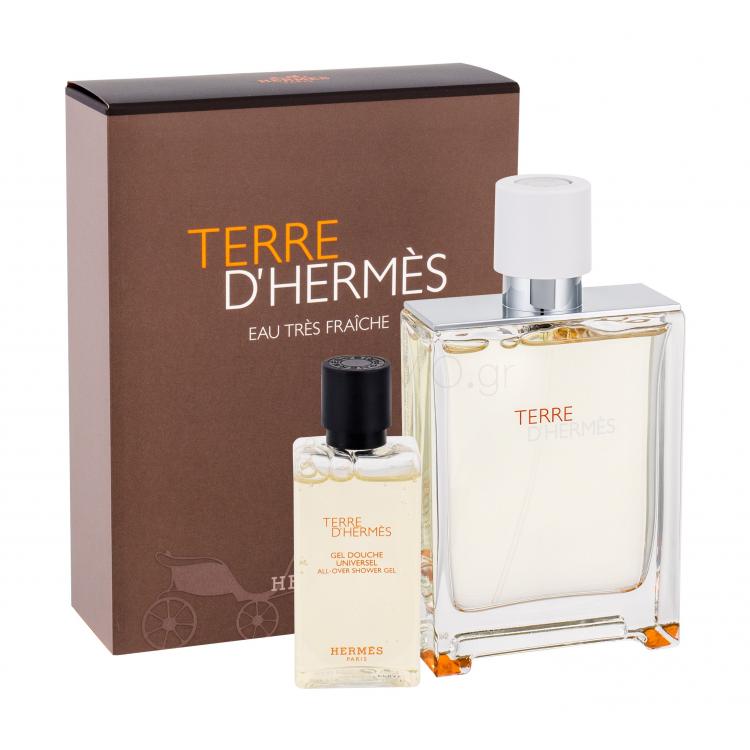 Hermes Terre d´Hermès Eau Tres Fraiche Σετ δώρου EDT 75 ml + αφρόλουτρο 40 ml