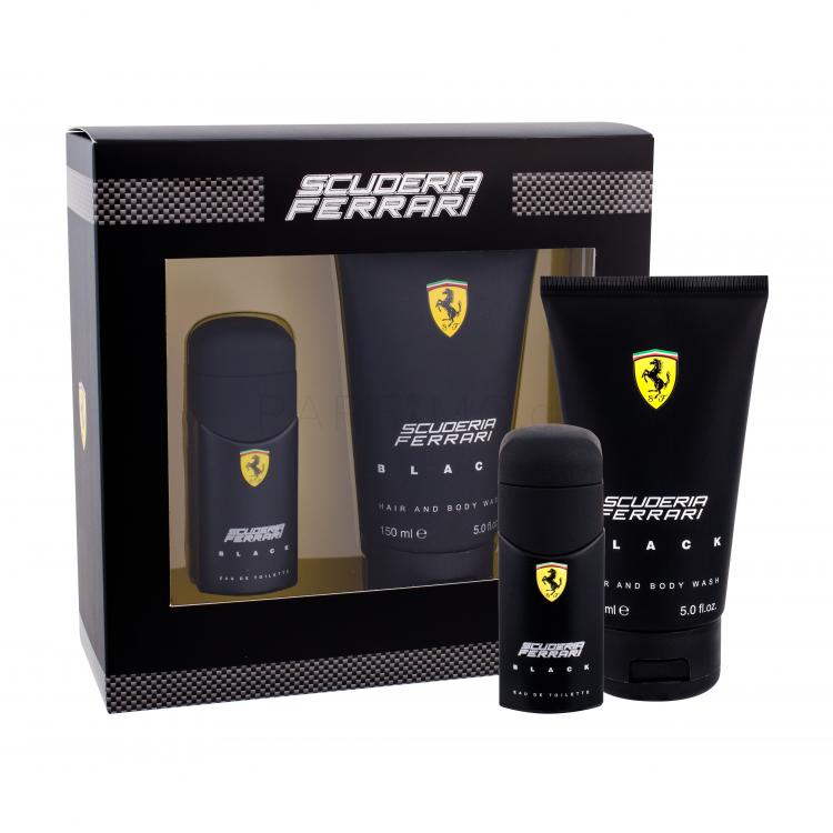 Ferrari Scuderia Ferrari Black Σετ δώρου EDT 30 ml + αφρόλουτρο 150 ml