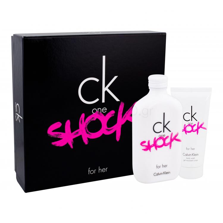 Calvin Klein CK One Shock For Her Σετ δώρου EDT 200 ml +αφρόλουτρο 100 ml