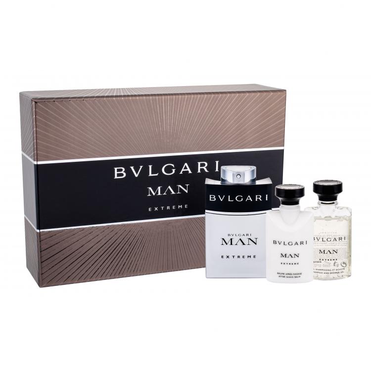 Bvlgari Bvlgari Man Extreme Σετ δώρου EDT 60 ml +βάλσαμο για μετά το ξυρισμα40 ml + αφρόλουτρο 40 ml