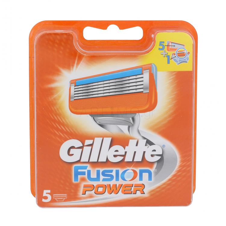 Gillette Fusion Power Ανταλλακτικές λεπίδες για άνδρες 5 τεμ