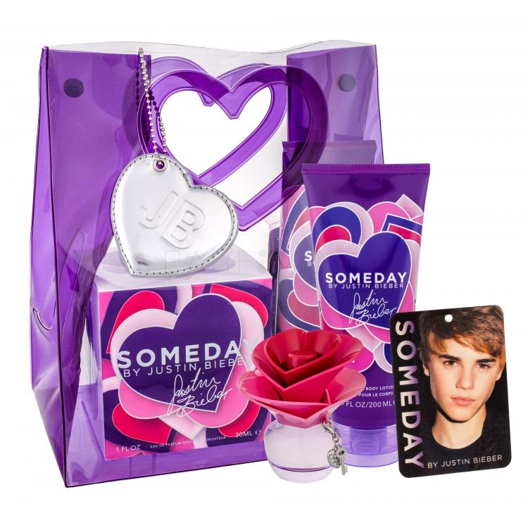 Justin Bieber Someday Σετ δώρου EDP 30 ml + λοσιόν σώματος 200 ml  + εσωτερικό αποσμητικό χώρου