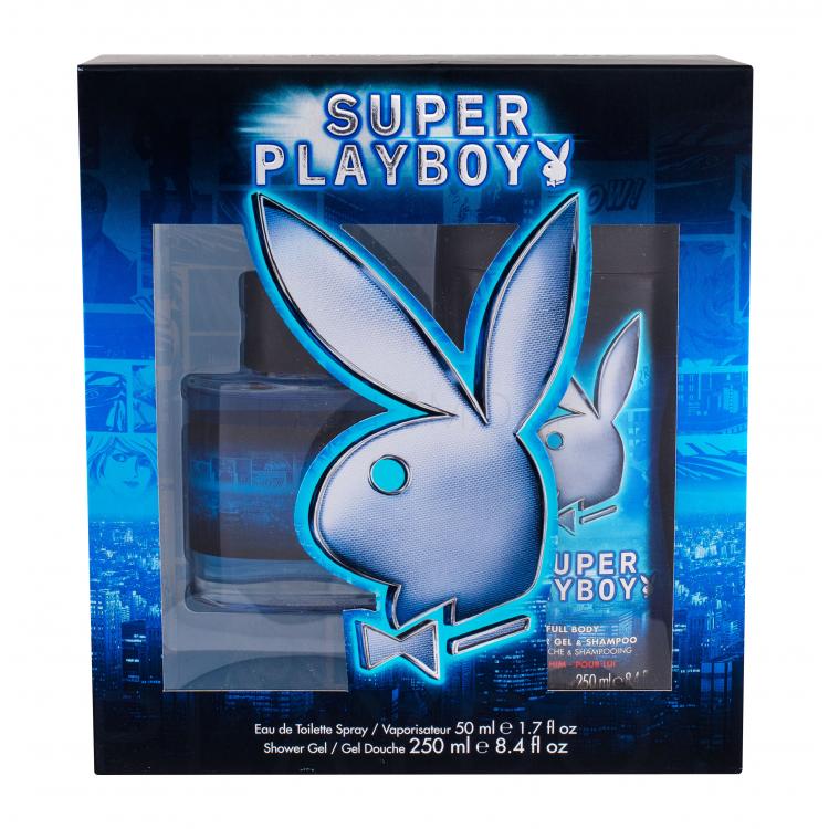 Playboy Super Playboy For Him Σετ δώρου EDT 50 ml + αφρόλουτρο 250 ml