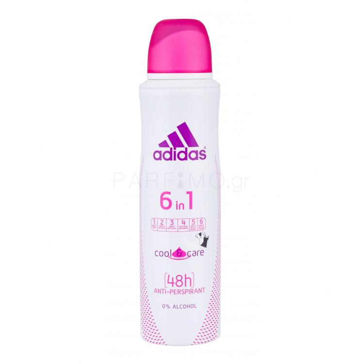 Adidas 6in1 Cool &amp; Care 48h Αντιιδρωτικό για γυναίκες 150 ml