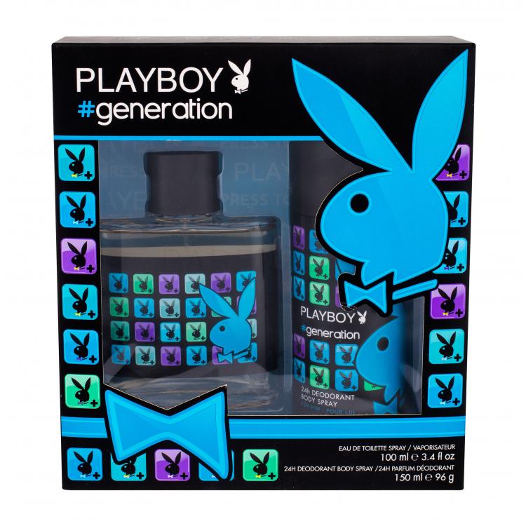 Playboy Generation For Him Σετ δώρου EDT 100 ml + αποσμητικό 150 ml