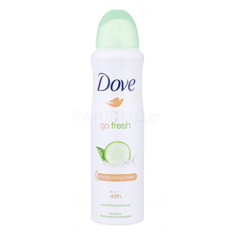 Dove Go Fresh Cucumber &amp; Green Tea 48h Αντιιδρωτικό για γυναίκες 150 ml