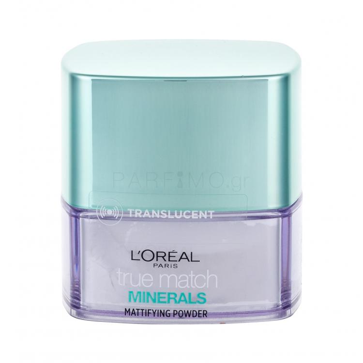 L&#039;Oréal Paris True Match Minerals Πούδρα για γυναίκες 10 gr Απόχρωση Translucent