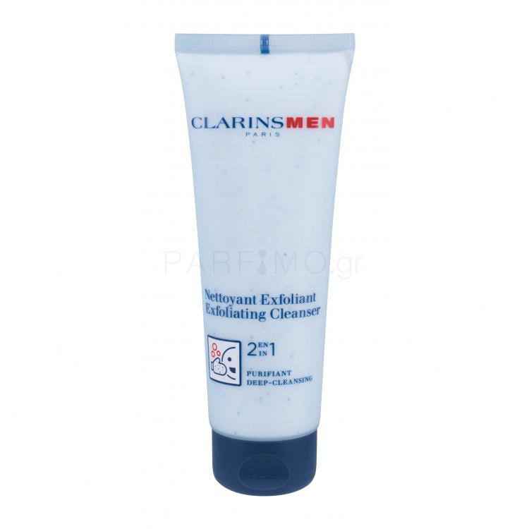 Clarins Men Exfoliating Cleanser 2in1 Προϊόντα απολέπισης προσώπου για άνδρες 125 ml