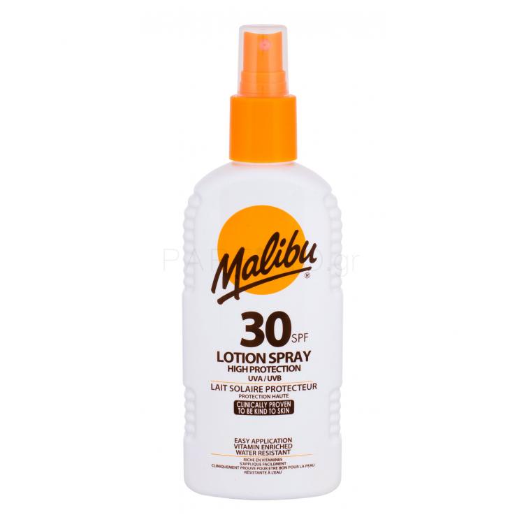 Malibu Lotion Spray SPF30 Αντιηλιακό προϊόν για το σώμα 200 ml