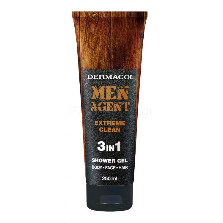 Dermacol Men Agent Extreme Clean 3in1 Αφρόλουτρο για άνδρες 250 ml