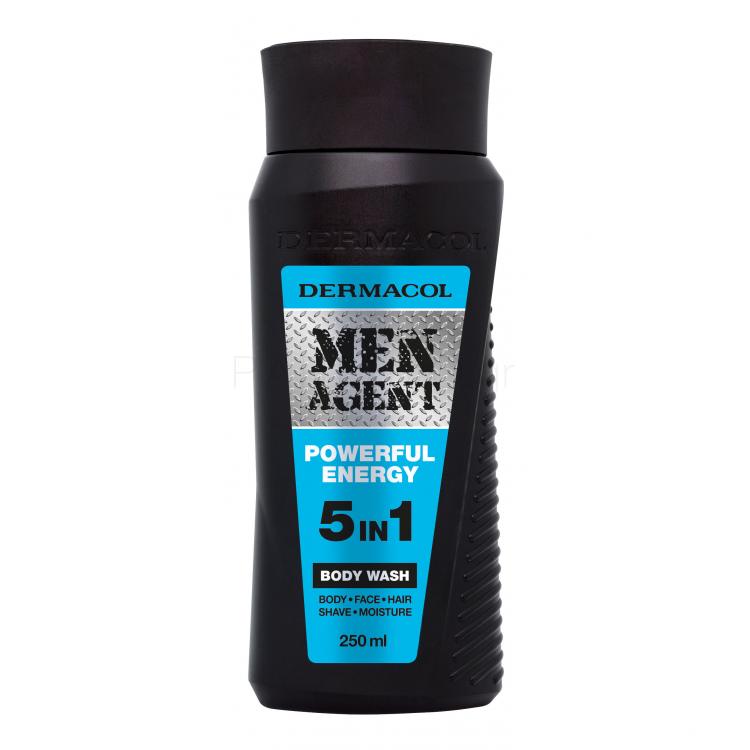 Dermacol Men Agent Powerful Energy 5in1 Αφρόλουτρο για άνδρες 250 ml