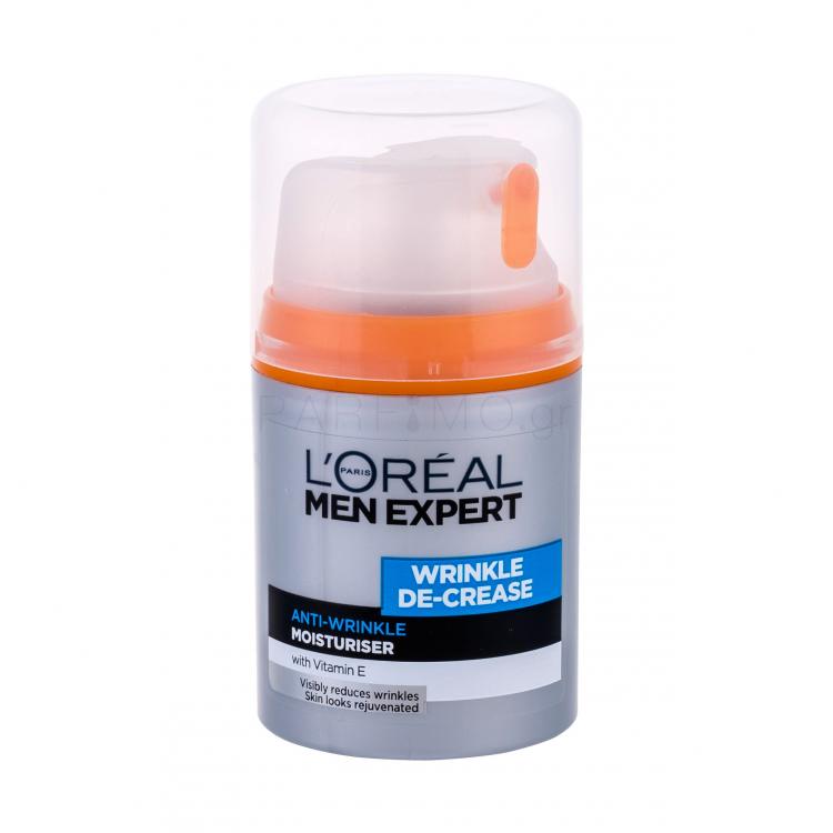 L&#039;Oréal Paris Men Expert Wrinkle De-Crease Κρέμα προσώπου ημέρας για άνδρες 50 ml