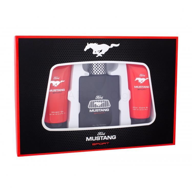 Ford Mustang Mustang Sport Σετ δώρου EDT 100 ml +αφρόλουτρο 100 ml +βάλσαμο για μετά το ξύρισμα   100 ml
