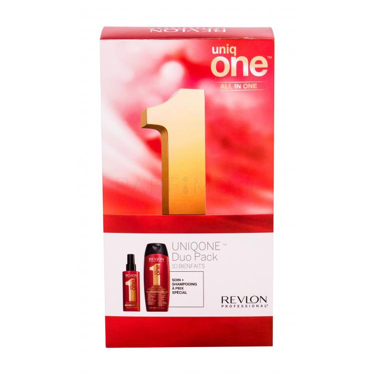 Revlon Professional Uniq One Σετ δώρου μάσκα μαλλιών χωρίς ξέπλυμα 150 ml +σαμπουάν 300 ml