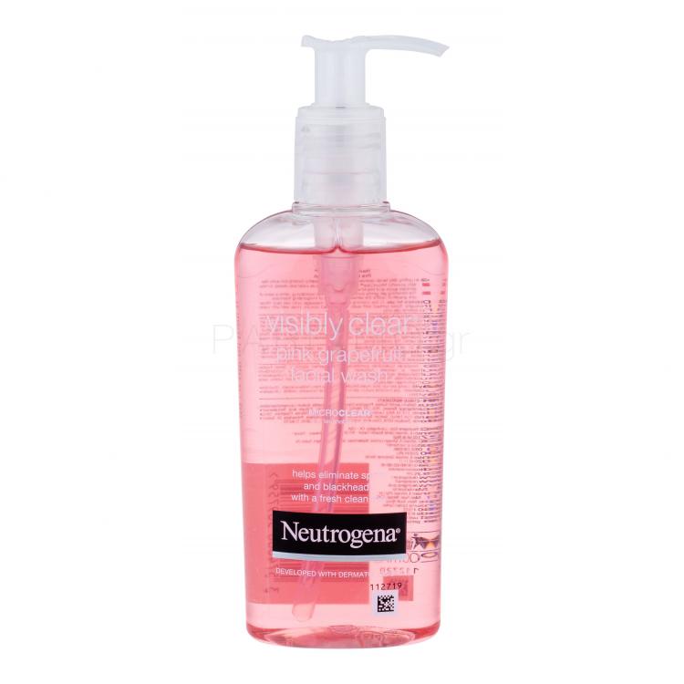Neutrogena Visibly Clear Pink Grapefruit Καθαριστικό τζελ για γυναίκες 200 ml