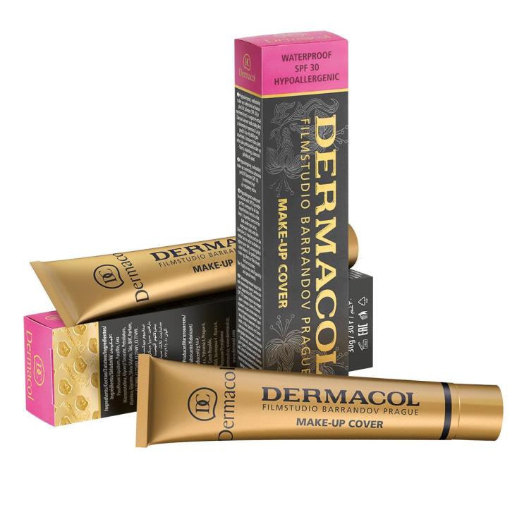 Dermacol Make-Up Cover SPF30 Make up για γυναίκες 30 gr Απόχρωση 209 ελλατωματική συσκευασία