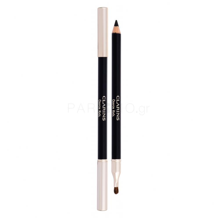 Clarins Long-Lasting Eye Pencil Μολύβι για τα μάτια για γυναίκες 1,05 gr Απόχρωση 01 Carbon Black