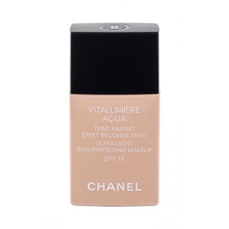 Chanel Vitalumière Aqua SPF15 Make up για γυναίκες 30 ml Απόχρωση 32 Beige Rosé