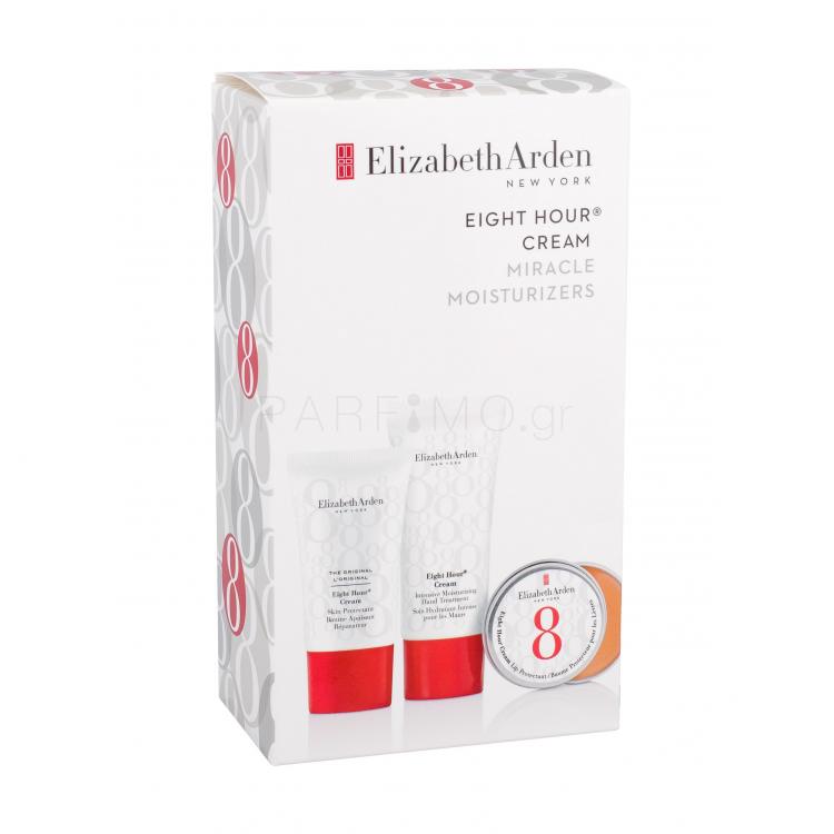 Elizabeth Arden Eight Hour Cream Σετ δώρου κρέμα χεριών 30 ml + προστατευτική φροντίδα 15 ml + βάλσαμο χειλιών 13 ml