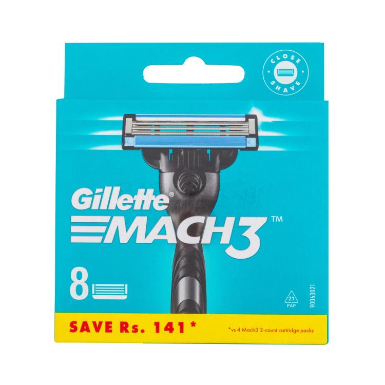 Gillette Mach3 Ανταλλακτικές λεπίδες για άνδρες 8 τεμ