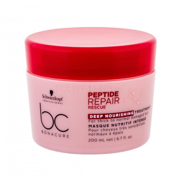 Schwarzkopf Professional BC Bonacure Peptide Repair Rescue Μάσκα μαλλιών για γυναίκες 200 ml