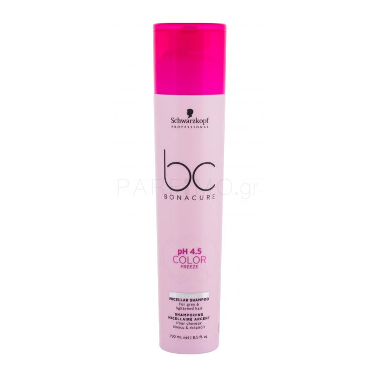 Schwarzkopf Professional BC Bonacure pH 4.5 Color Freeze Silver Micellar Shampoo Σαμπουάν για γυναίκες 250 ml