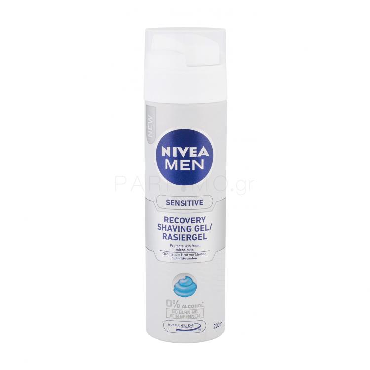 Nivea Men Sensitive Recovery Τζελ ξυρίσματος για άνδρες 200 ml