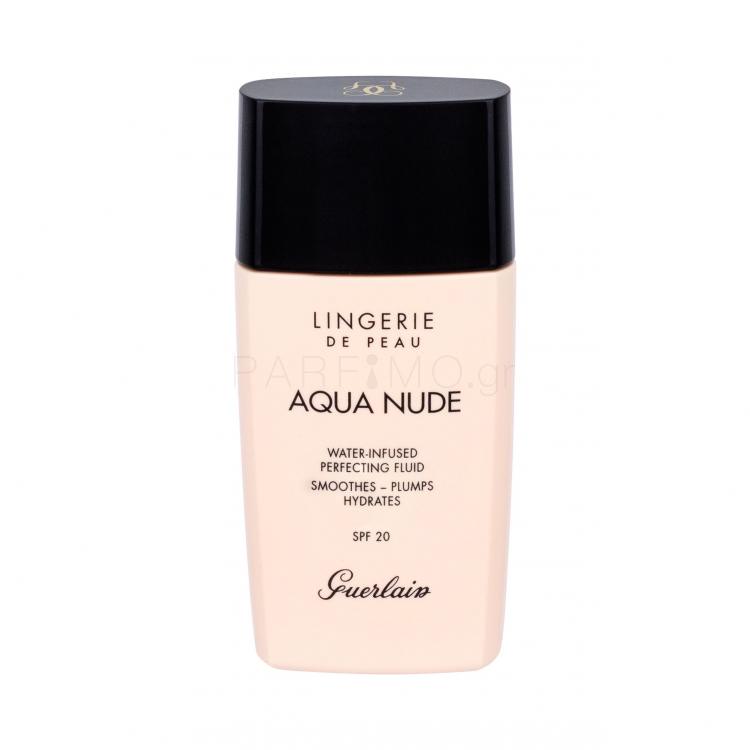 Guerlain Lingerie De Peau Aqua Nude SPF20 Make up για γυναίκες 30 ml Απόχρωση 01W Very Light Warm TESTER